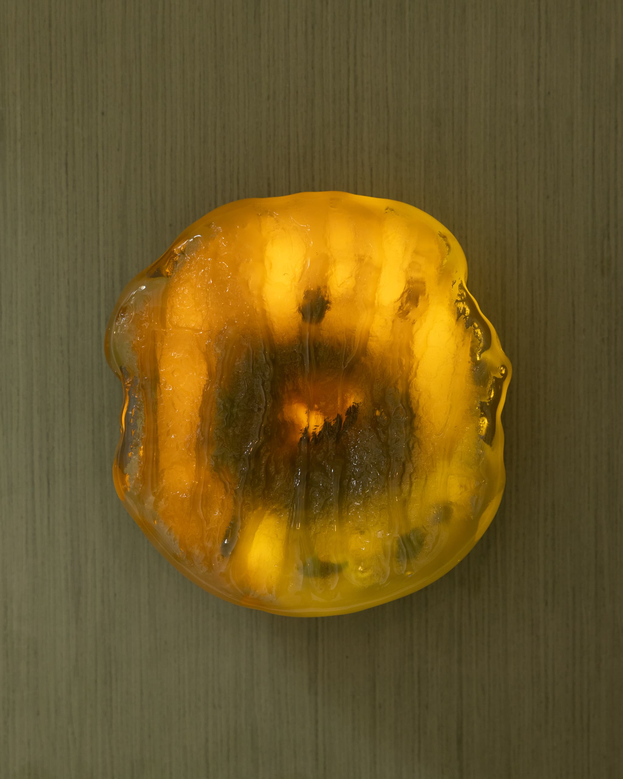 POGO, cast glass, studio image