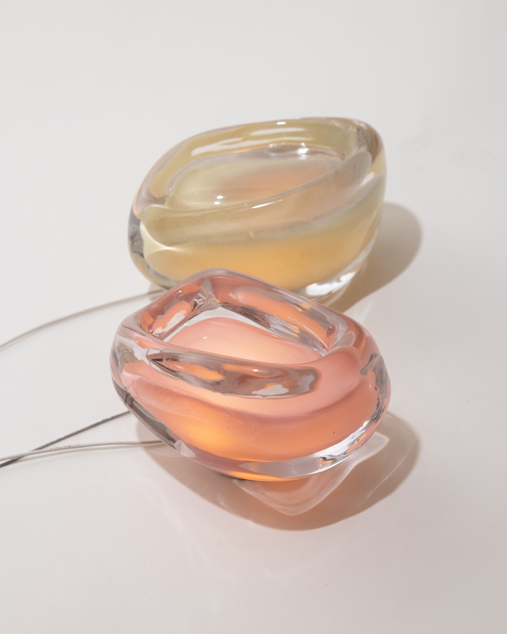 POGO, cast glass, studio image
