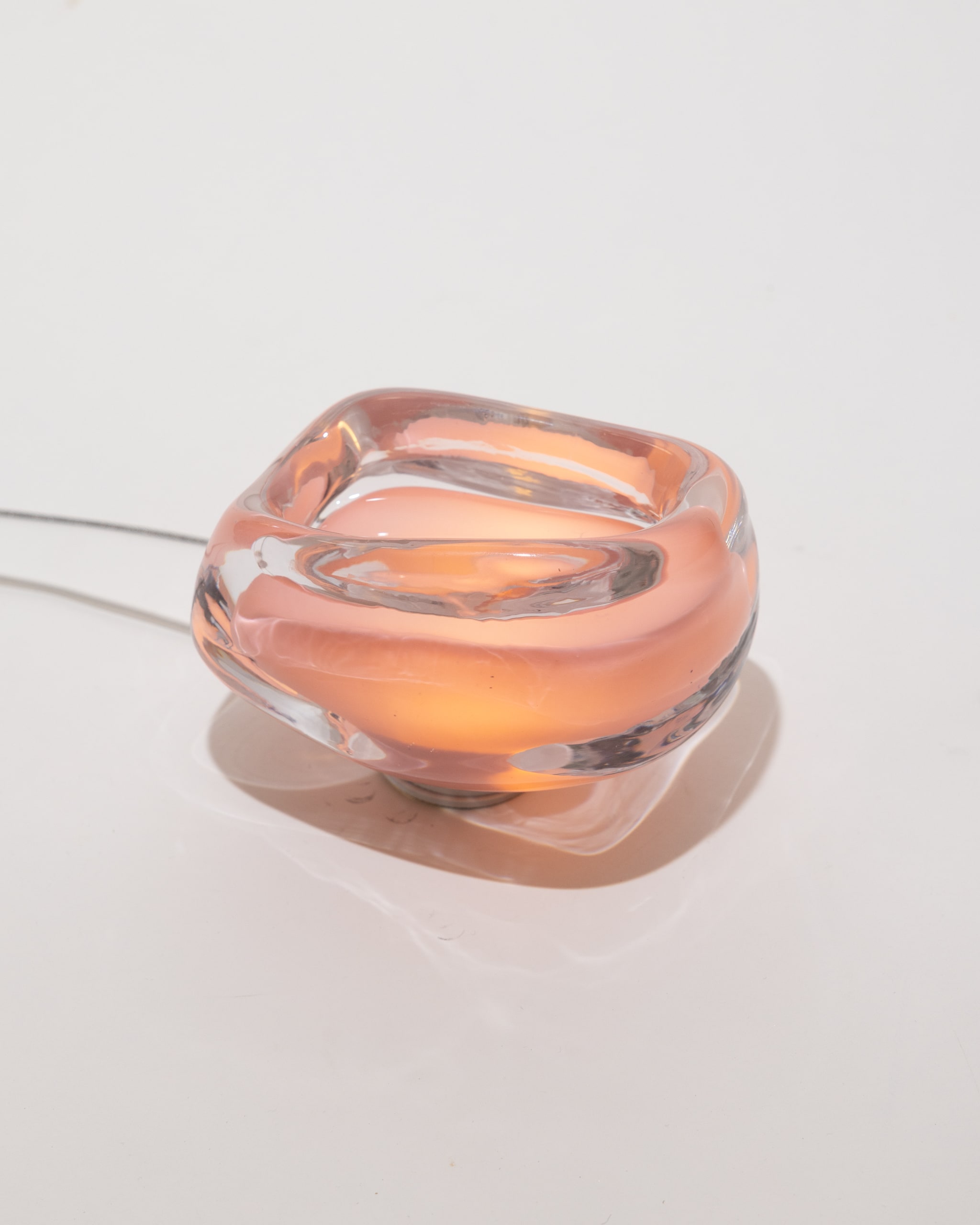 POGO, cast glass, studio image
